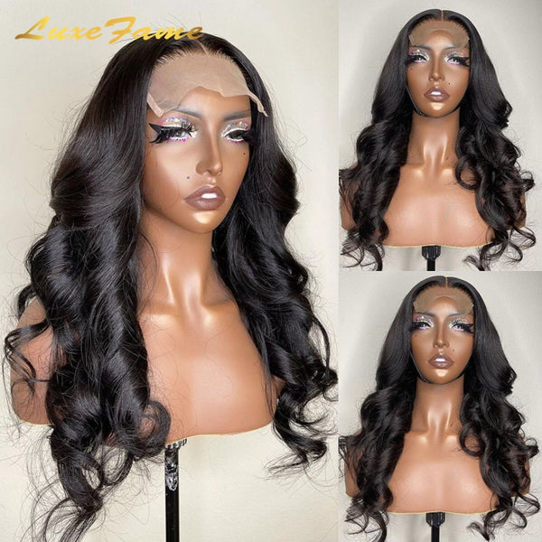 Luxefame Wholesale HD Full Lace Wig Human Hair, Virgin  HD Lace Frontal Wig,13x4 13x6 Transparent Lace Front Wig
